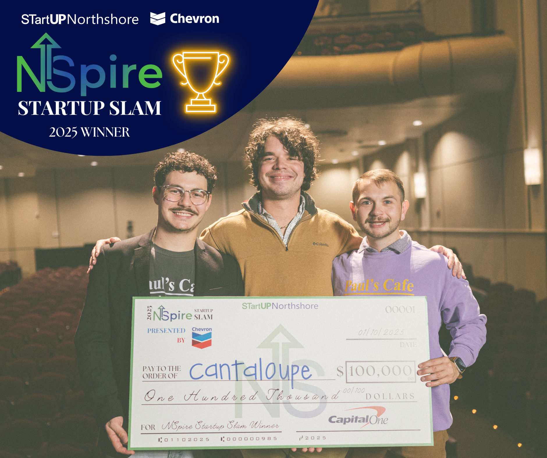 24 0114 2025 NSpire Startup Slam Winner Social graphic - (Facebook Post)